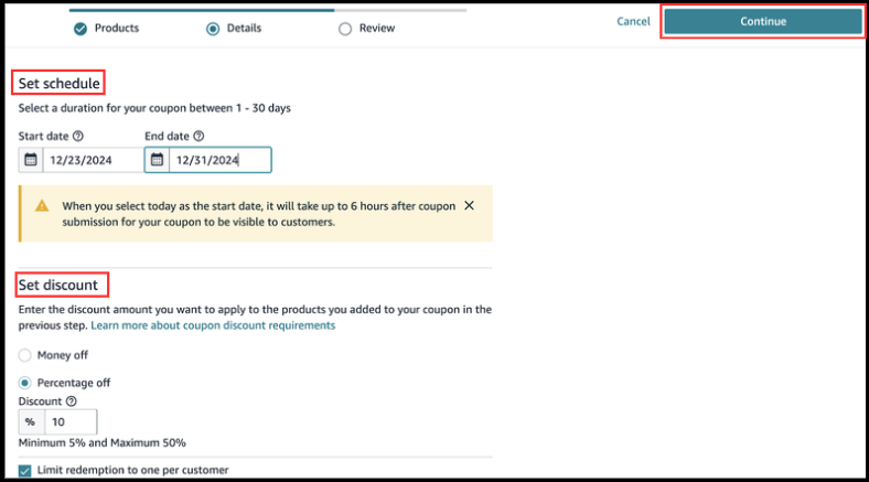 Cách Tạo Coupon Code Amazon Trên Seller Central
