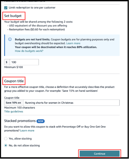 Cách Tạo Coupon Code Amazon Trên Seller Central