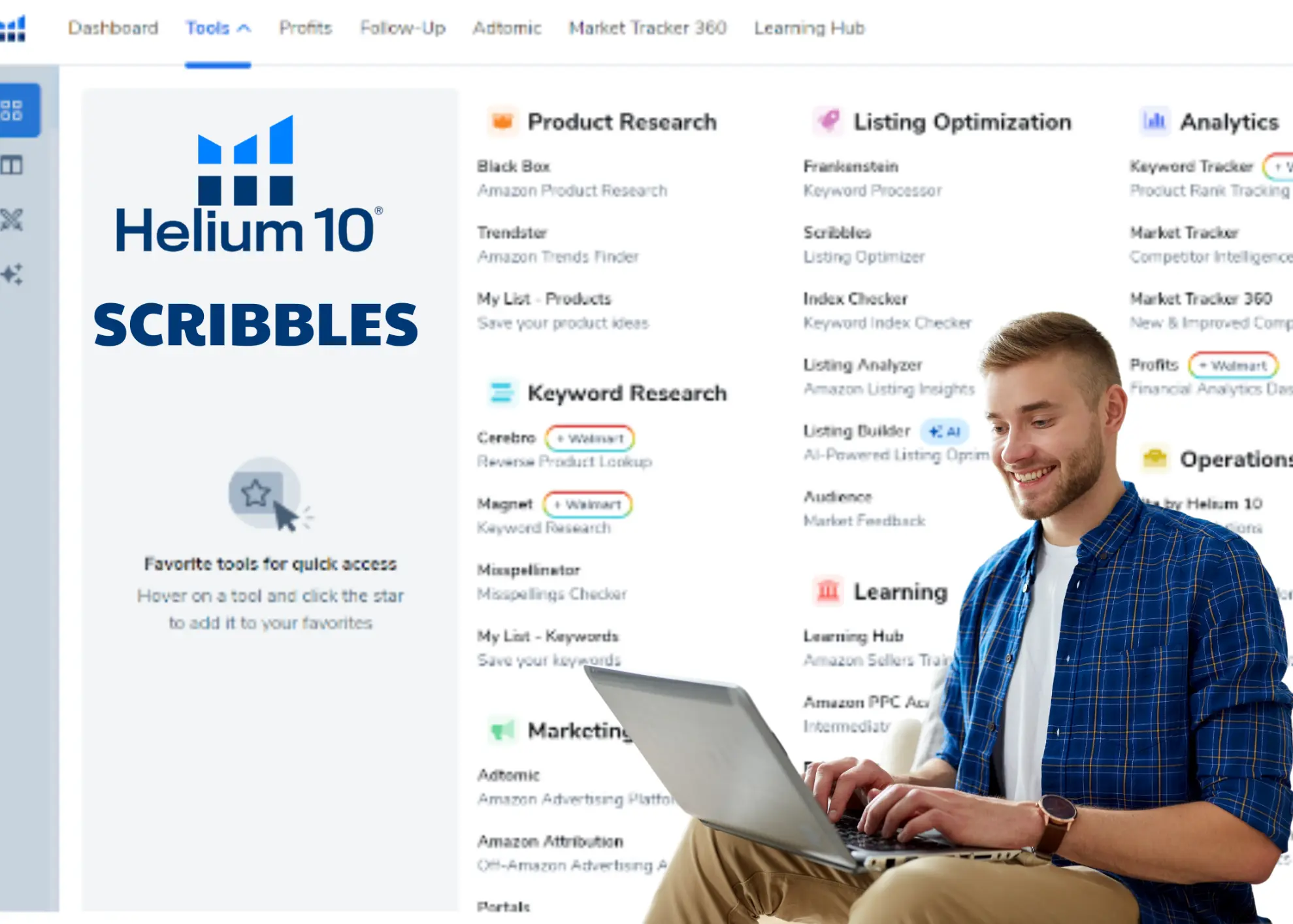 a man is working on laptop