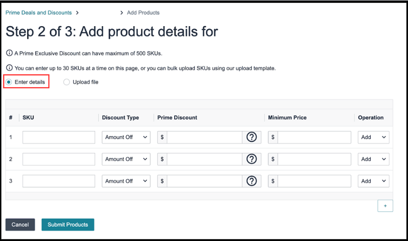 Add Product Detail cho Discount Camp