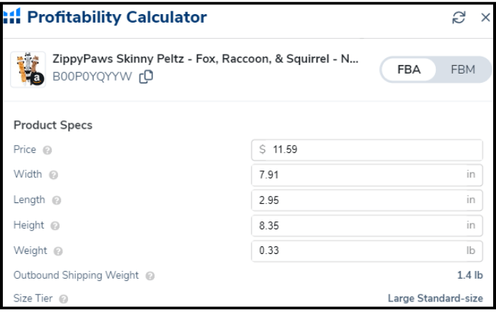 Helium 10 Calculator 4