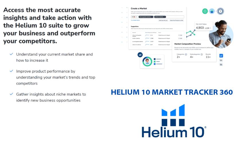 Helium 10 Market Tracker 360