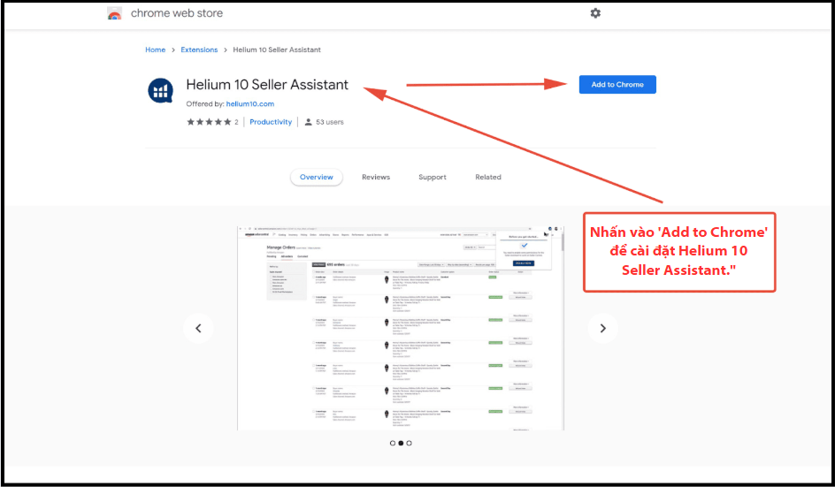 Cài Đặt Tiện Ích Seller Assistant: