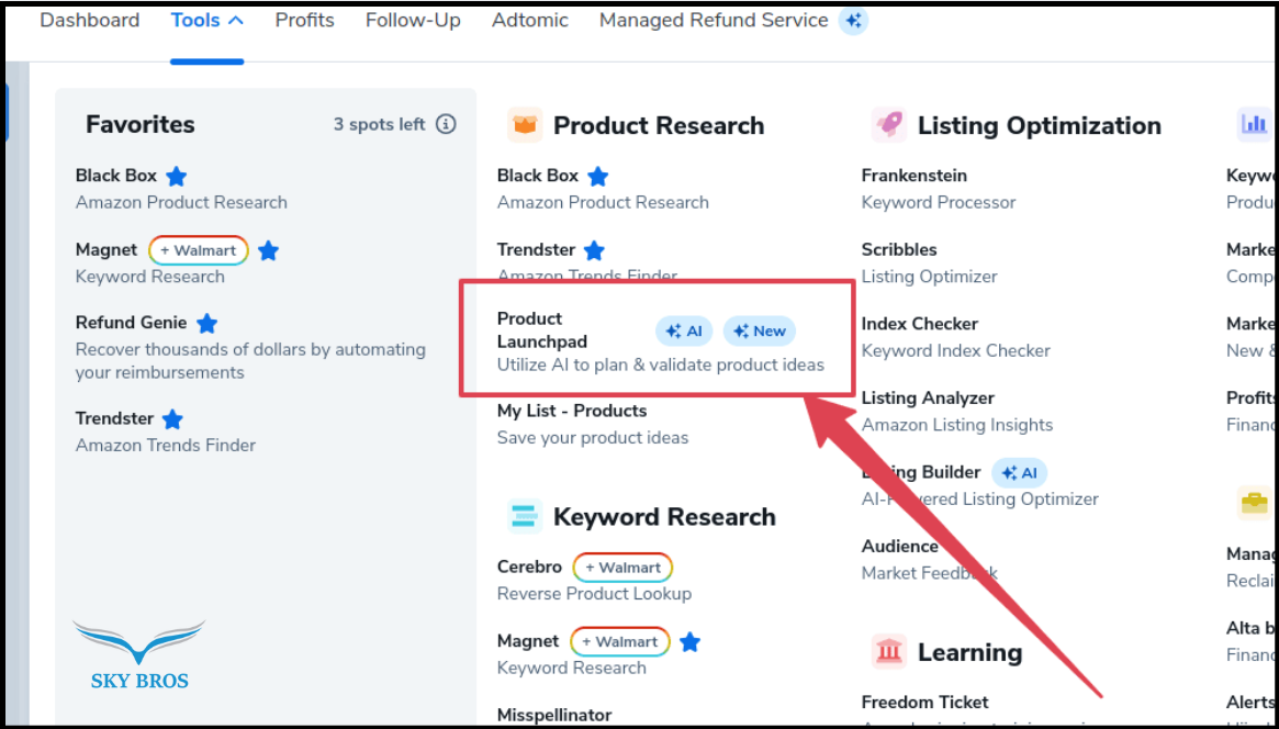 đăng nhập và chọn launchpad