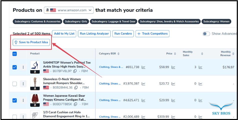 Helium 10 Product Launchpad - Competitor