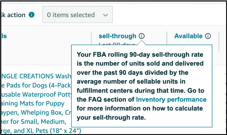 quản lý hàng tồn kho amazon